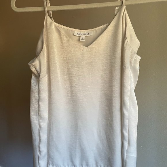 White Shimmer Blouse - Picture 1 of 4